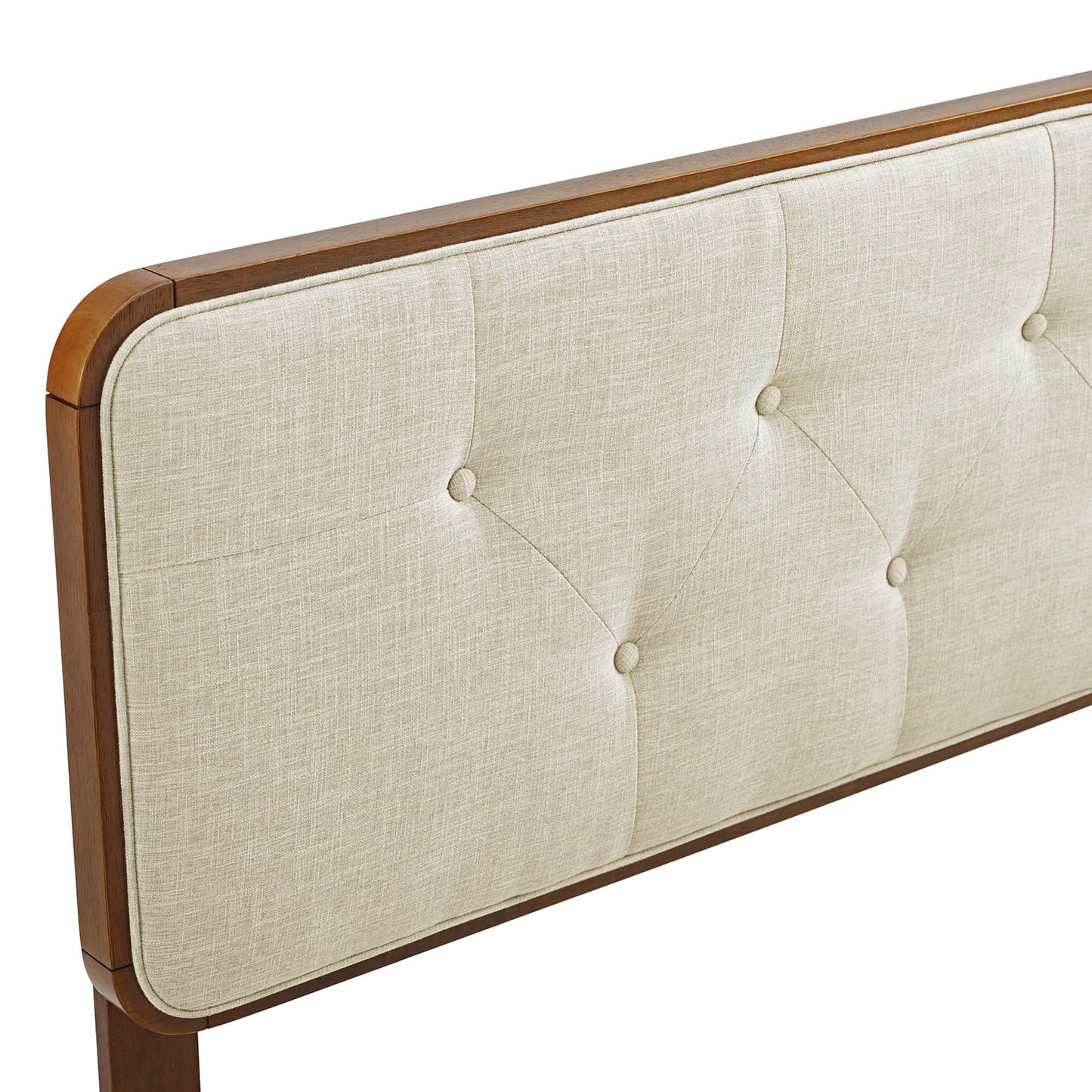 Collins Tufted Fabric and Wood Full Headboard by Modway