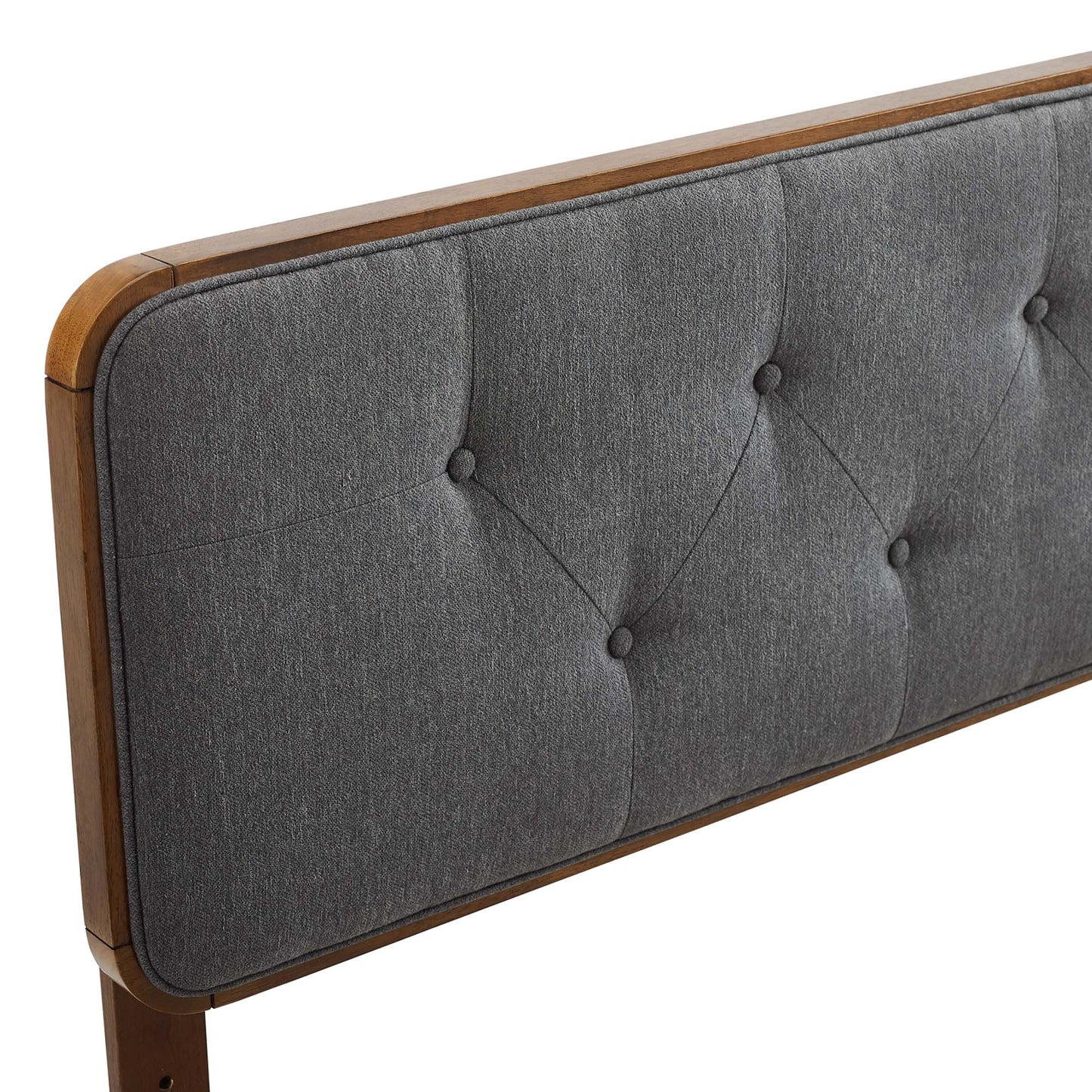 Collins Tufted Fabric and Wood Full Headboard by Modway