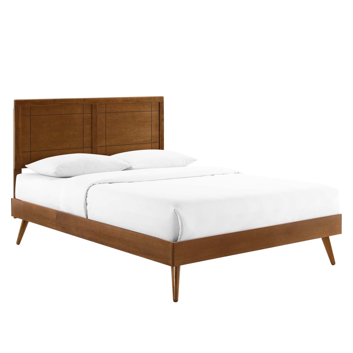Marlee Wood Full Platform Bed with Splayed Legs by Modway