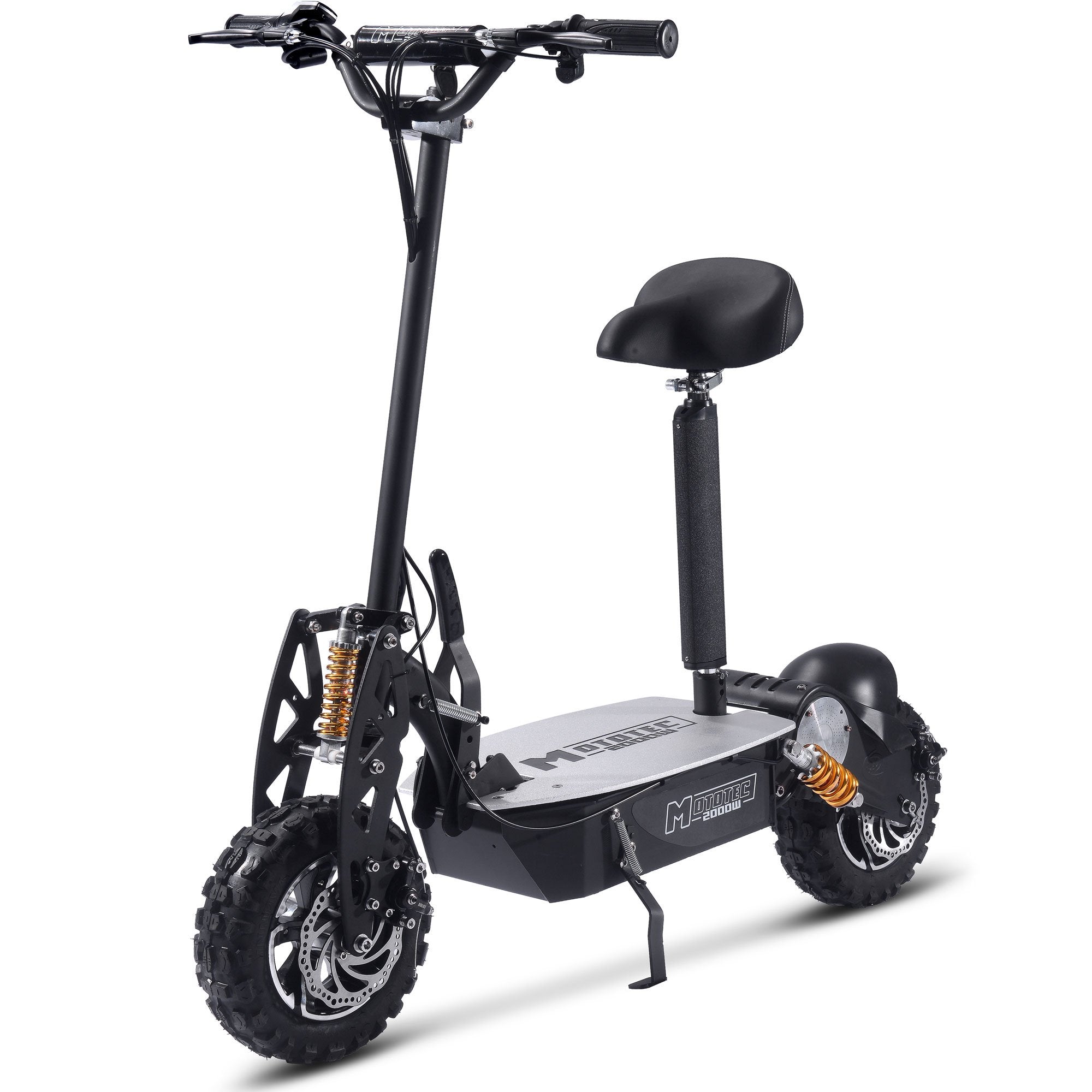 48V 2000W 折りたたみ式スタンドアップスクーター（着脱式シート付き）