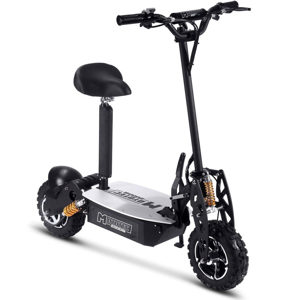 48V 2000W 折りたたみ式スタンドアップスクーター（着脱式シート付き）