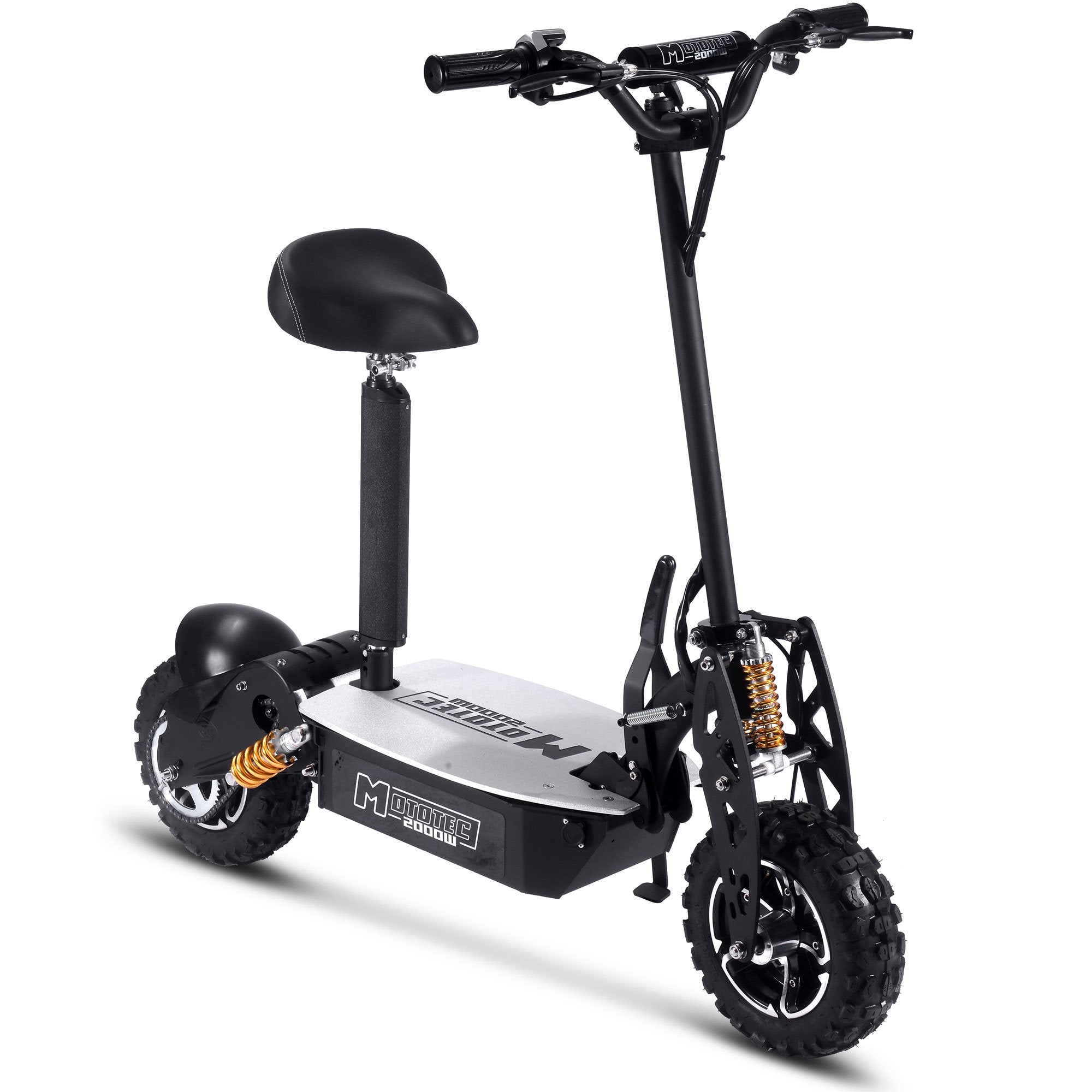 48V 2000W 折りたたみ式スタンドアップスクーター（着脱式シート付き）