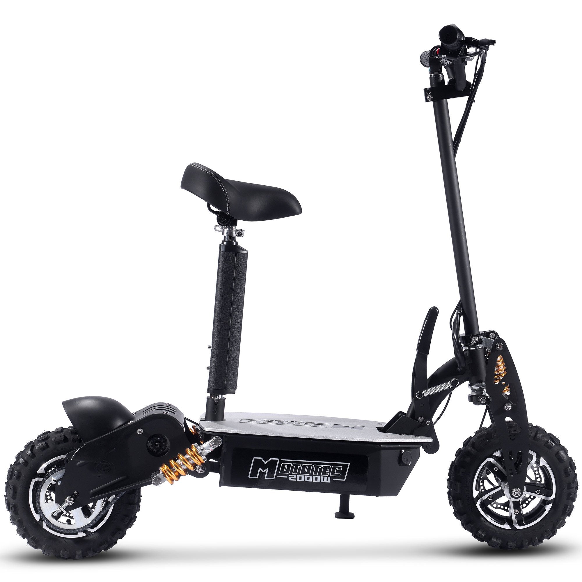 48V 2000W 折りたたみ式スタンドアップスクーター（着脱式シート付き）