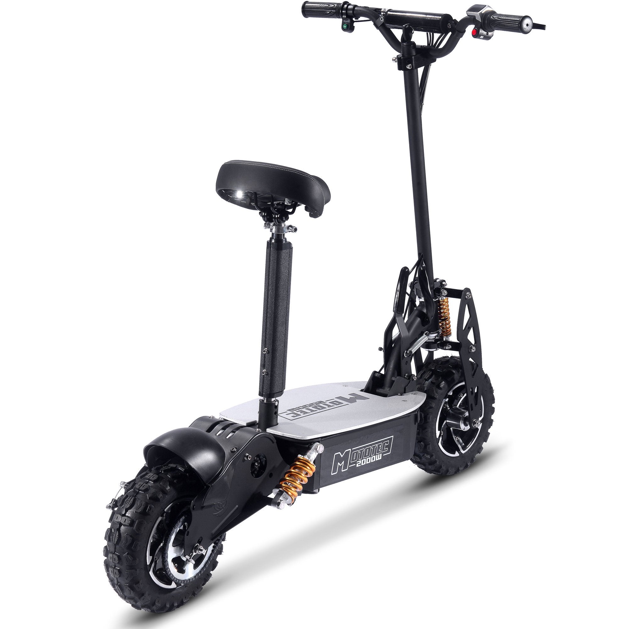 48V 2000W 折りたたみ式スタンドアップスクーター（着脱式シート付き）