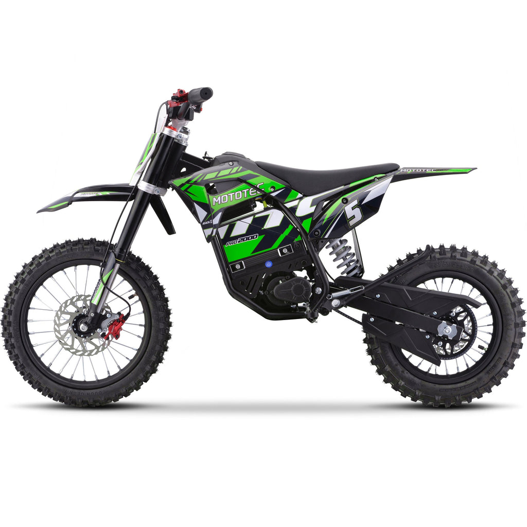 60V 2 kW Lithium Electric Dirt Bike (2,000 Watts)