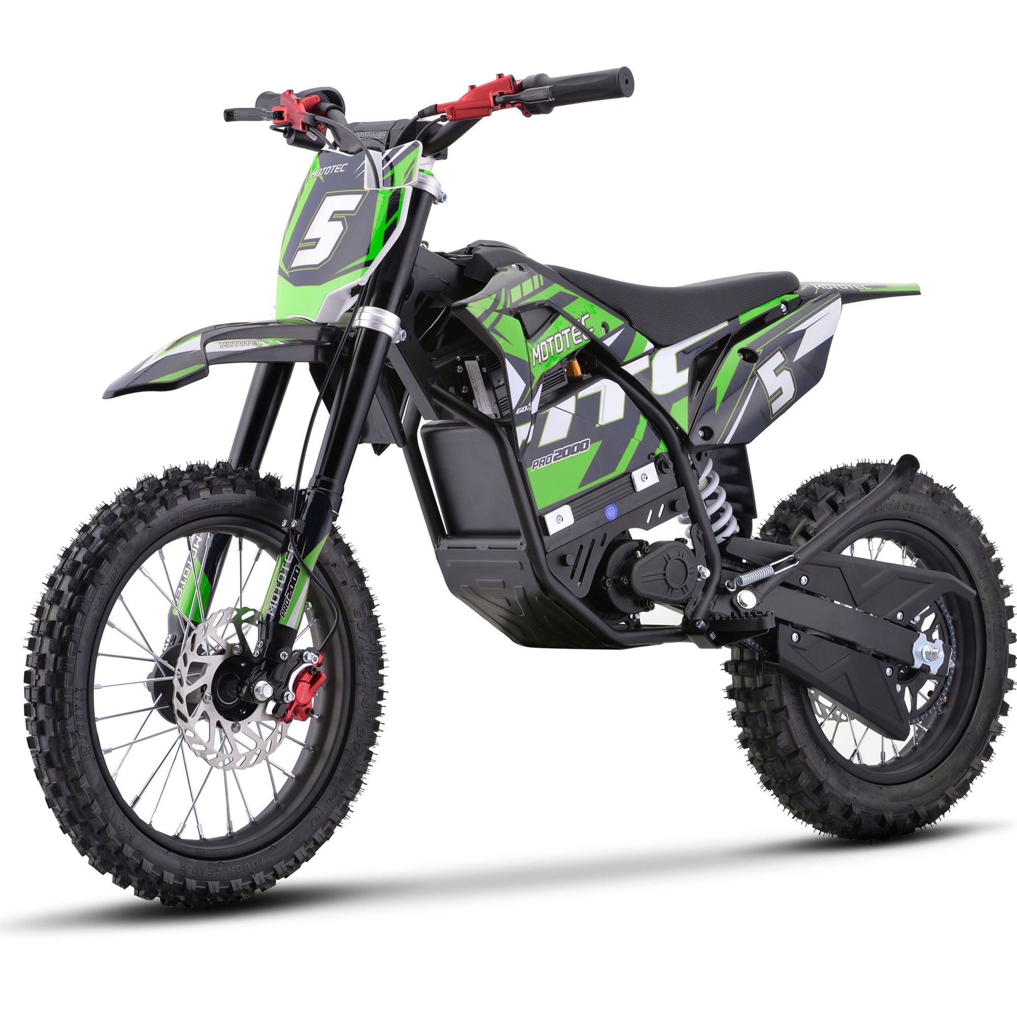 60V 2 kW Lithium Electric Dirt Bike (2,000 Watts)