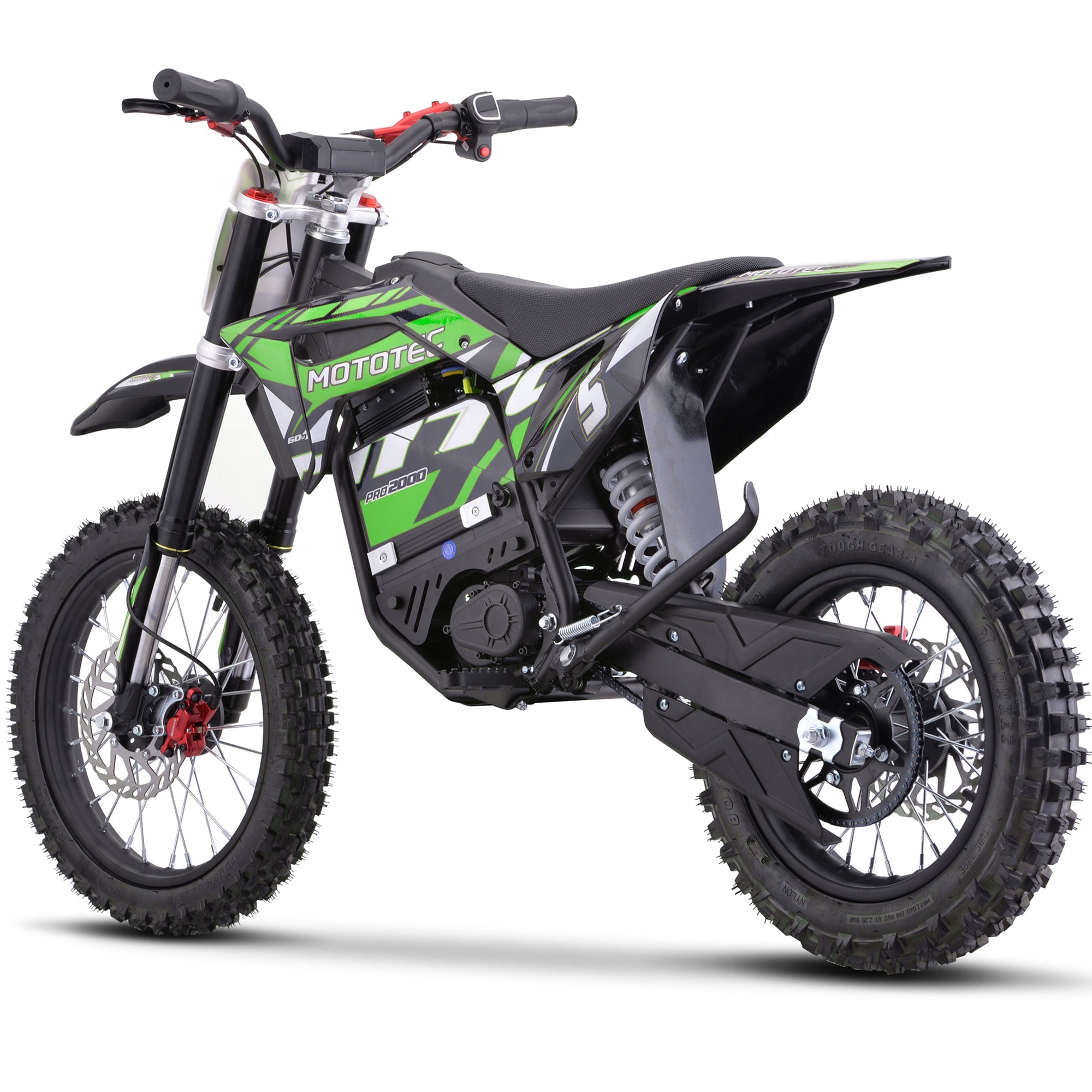 60V 2 kW Lithium Electric Dirt Bike (2,000 Watts)