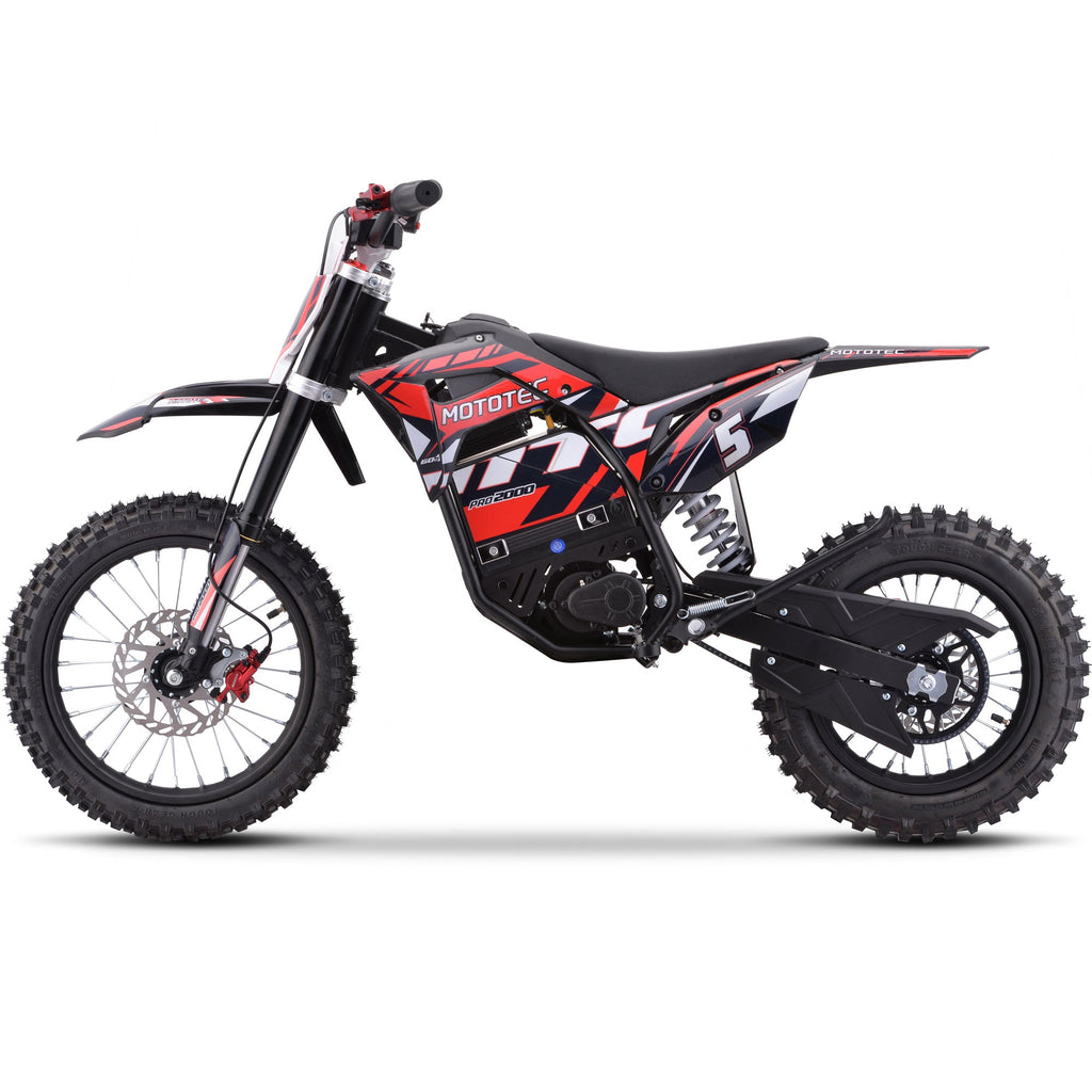60V 2 kW Lithium Electric Dirt Bike (2,000 Watts)