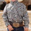 Paisley marron | Cinch pour garçons