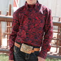 Red Paisley Print | Cinch Boys