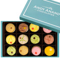 Andy Anand French Macarons, 48-Piece Gift Box – Made Fresh Daily, Decadent Assorted Flavors, Gluten-Free – Birthday & Holiday Gift Box