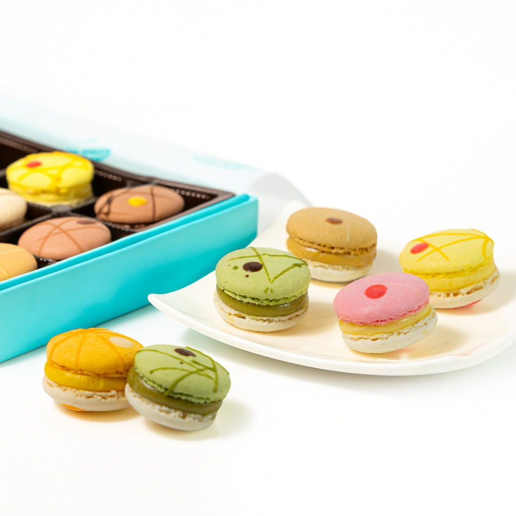 Andy Anand French Macarons, 48-Piece Gift Box – Made Fresh Daily, Decadent Assorted Flavors, Gluten-Free – Birthday & Holiday Gift Box