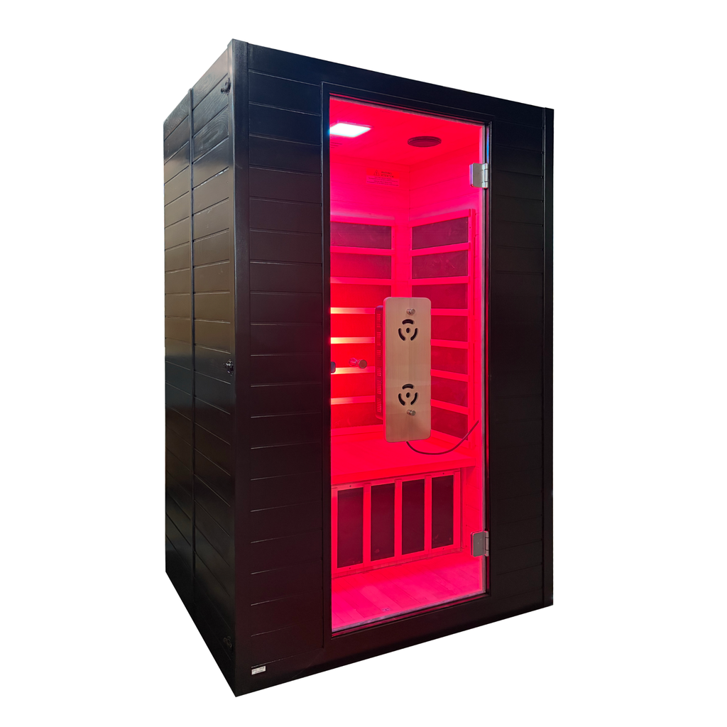 Blisspod | Malmö | Tout-en-un | Thérapie infrarouge + lumière rouge | Sauna haut de gamme | Faible EMF | Chromothérapie LED | 2 personnes