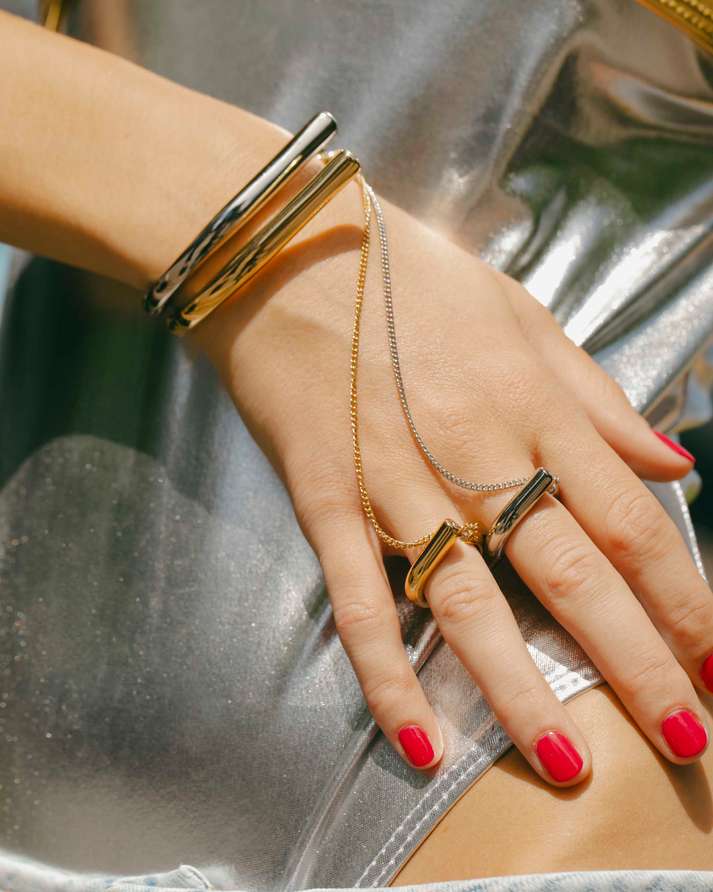 Marlo Ring to Wrist Cuff