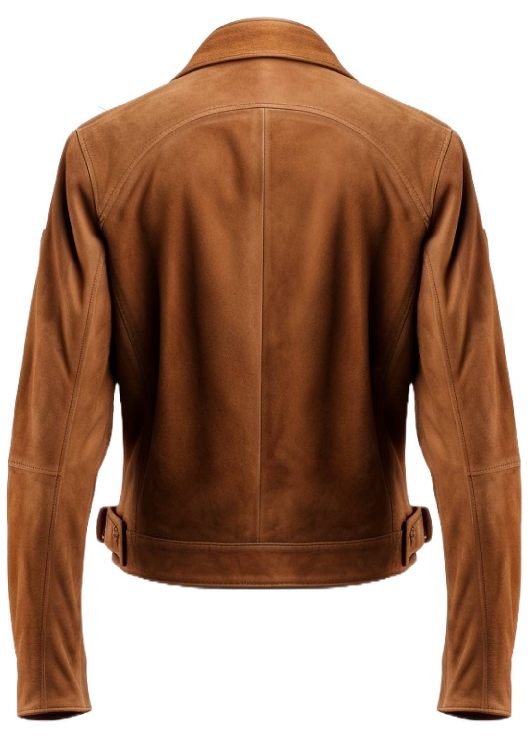 Men’s Camel Brown Suede Leather Jacket