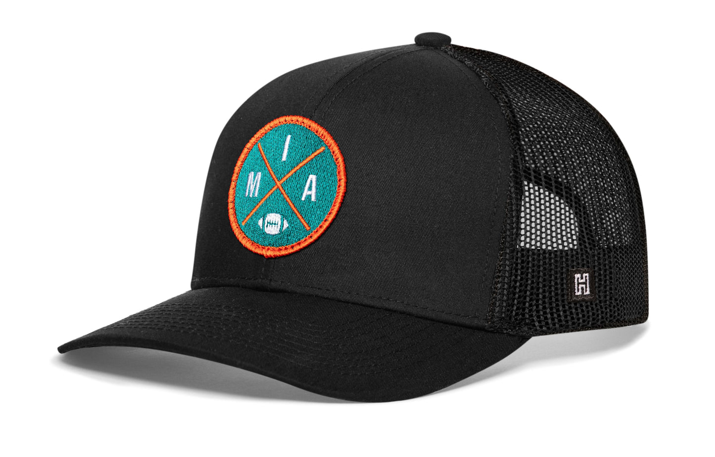 Miami Football Trucker Hat  |  MIA X Snapback