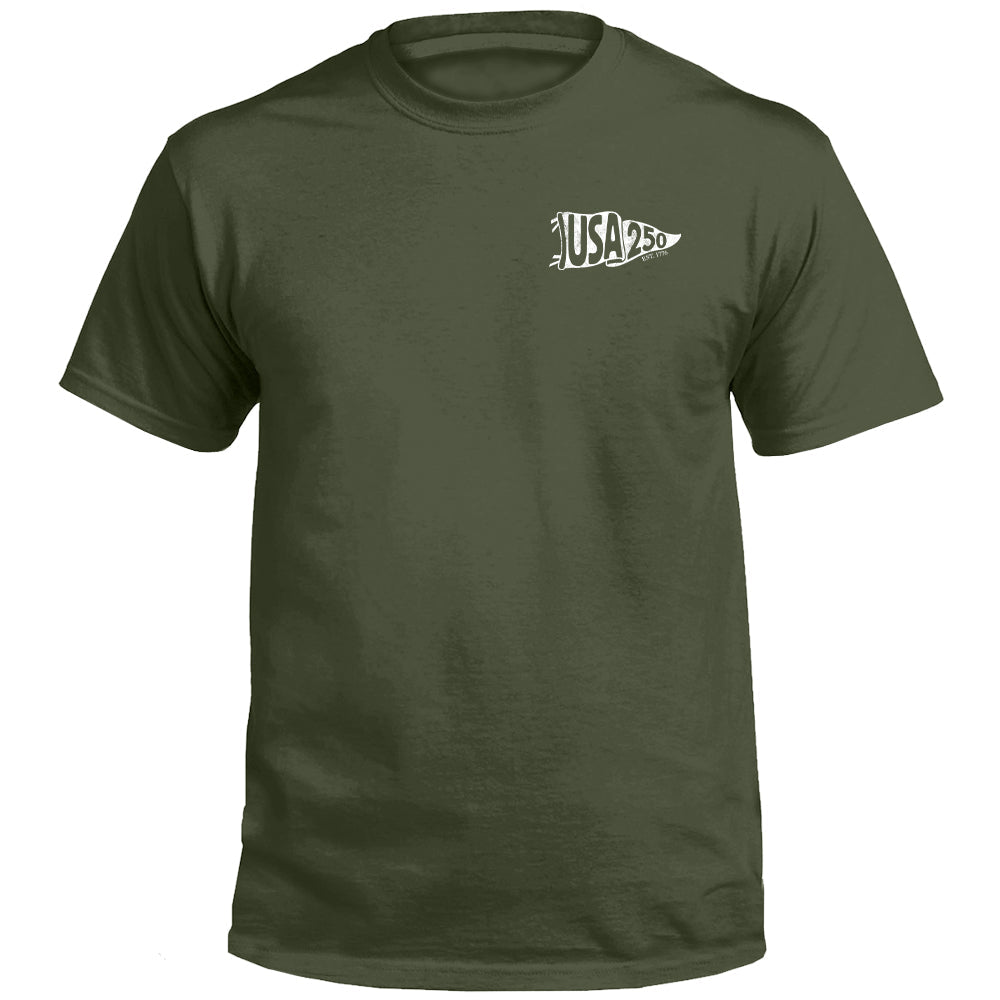 USA 250 (Left Chest)