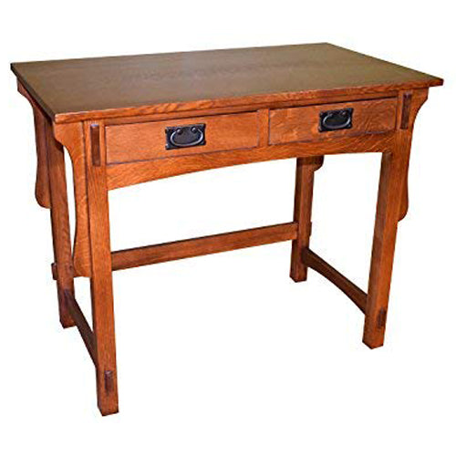 Mission Quarter Sawn Oak Writing Desk - MC