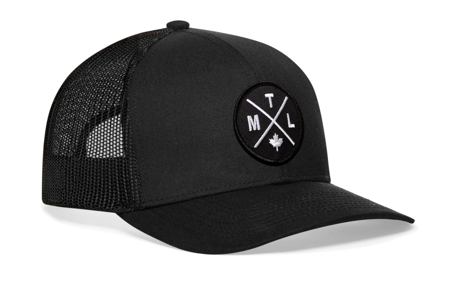 Montreal Trucker Hat  |  Black MTL X Snapback
