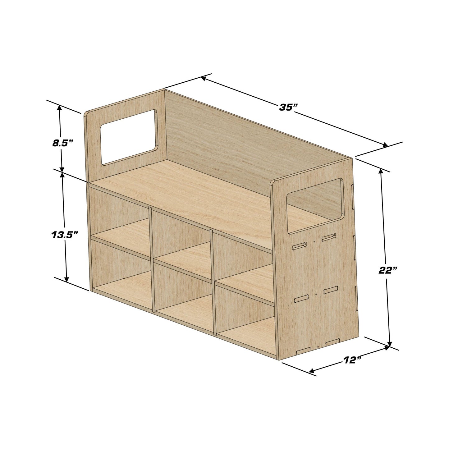 MONTY- Toddler Bench