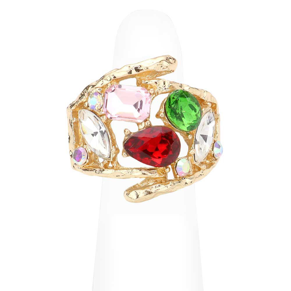 Multi Stone Stretch Ring