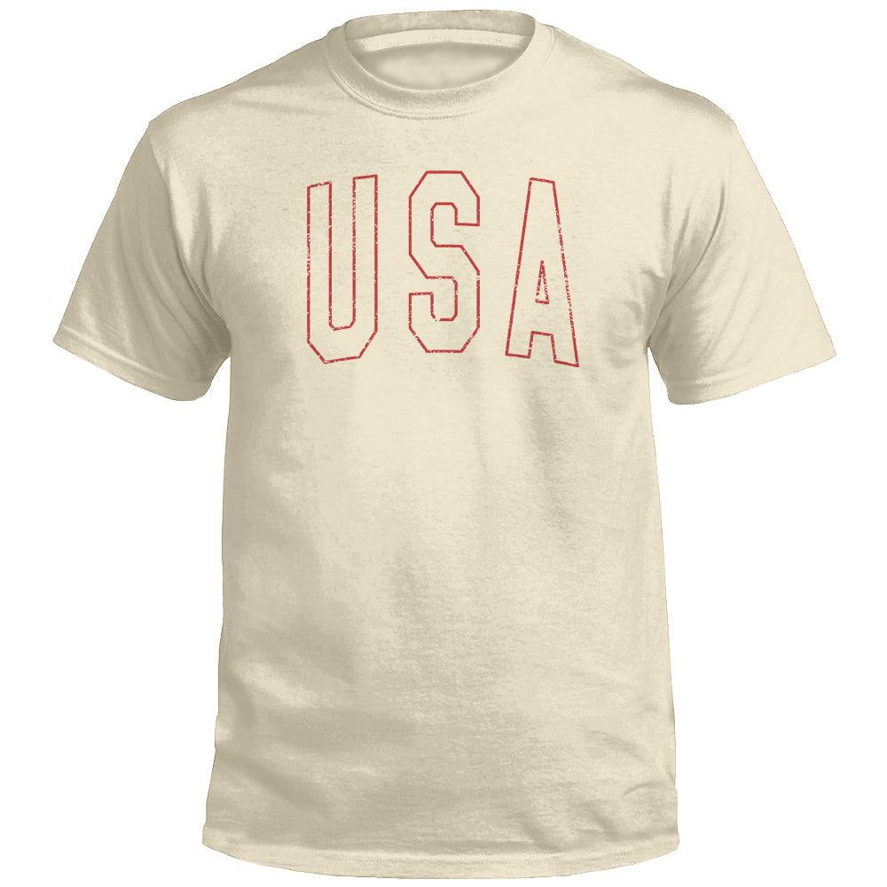 USA Collegiate Blanc uni (Devant)
