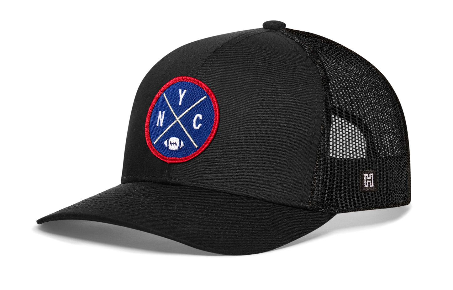 New York Football Trucker Hat  |  Blue NYC X Snapback