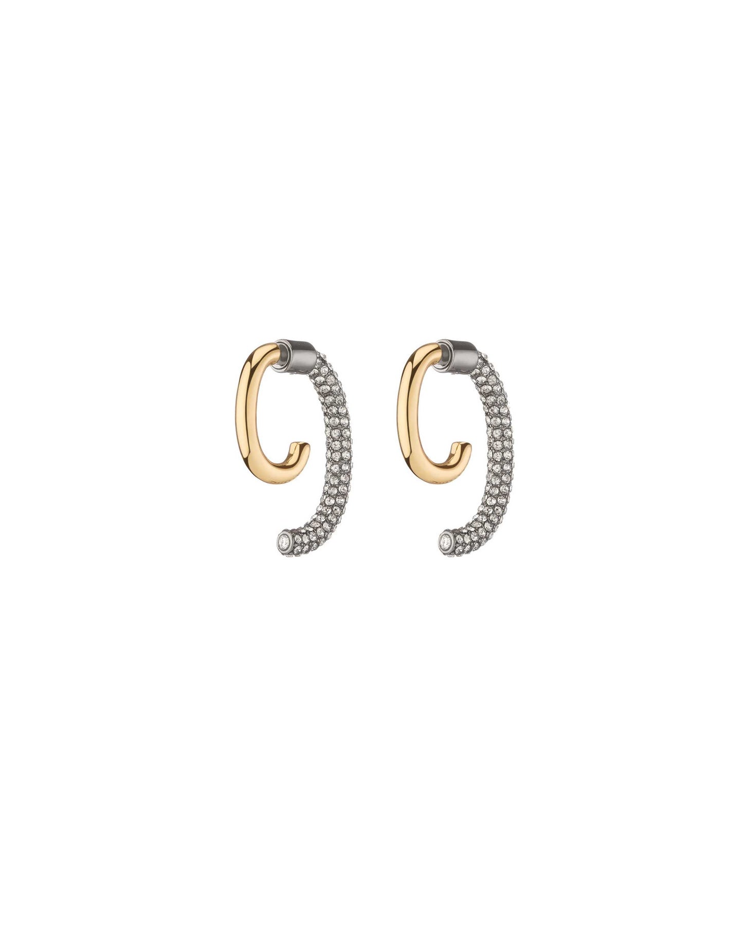 Luna Mini Pavé Earrings