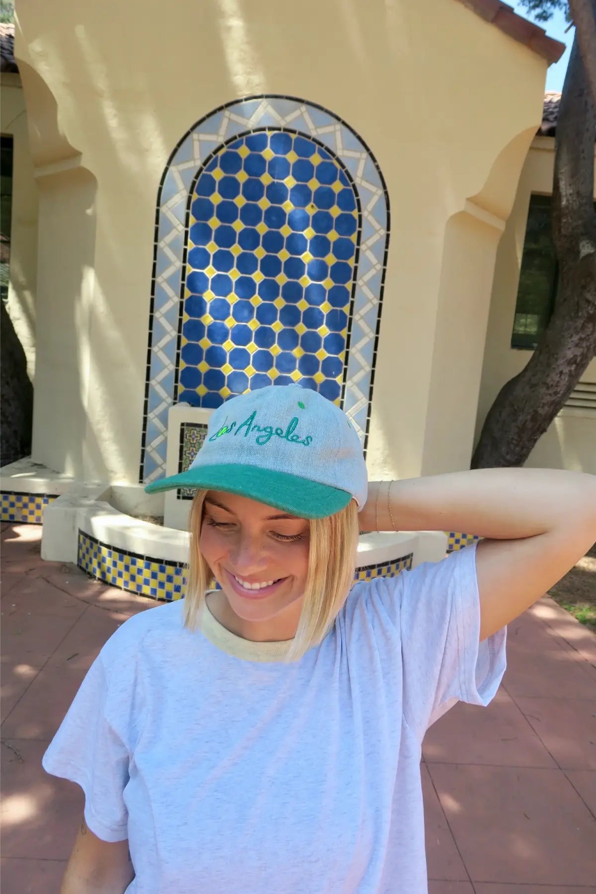 Los Angeles Tennis Embroidered Denim Hat