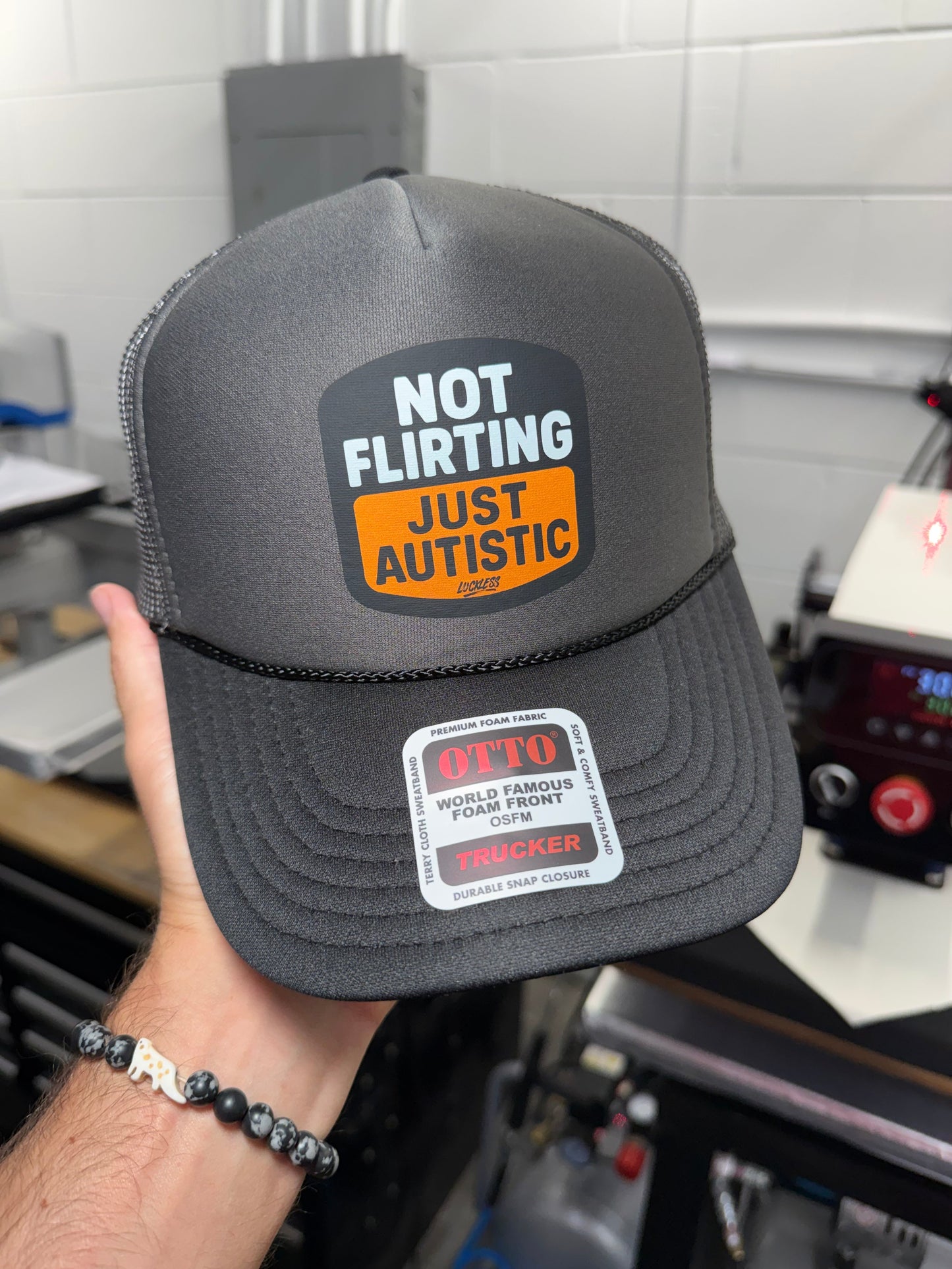 Not Flirting Just Autistic | Trucker Hat