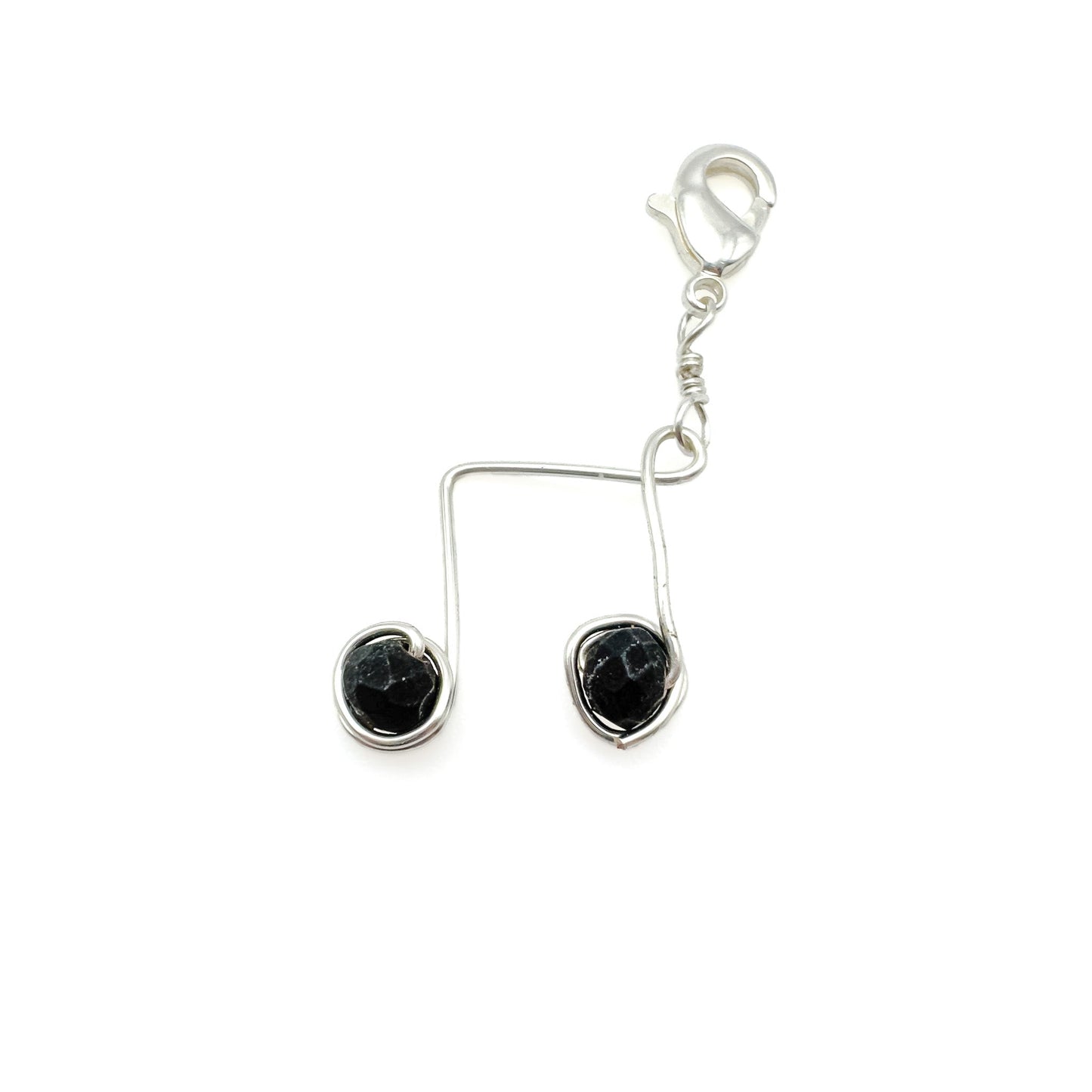 Notes silver charm