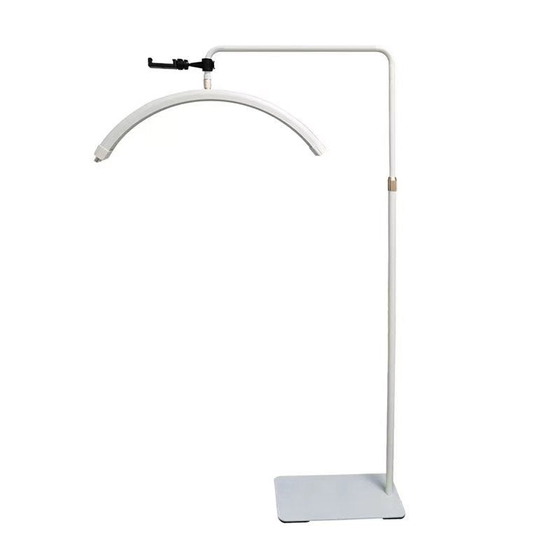 Tattoo Estheticians Pmu Eyelash LED Floor Light,  moon Lamp with phone holder