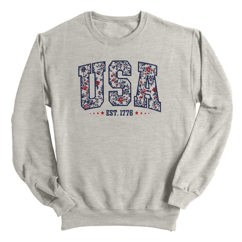 USA Floral Est 1776 (Front)