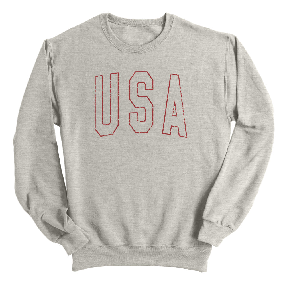 USA Collegiate Blanc uni (Devant)