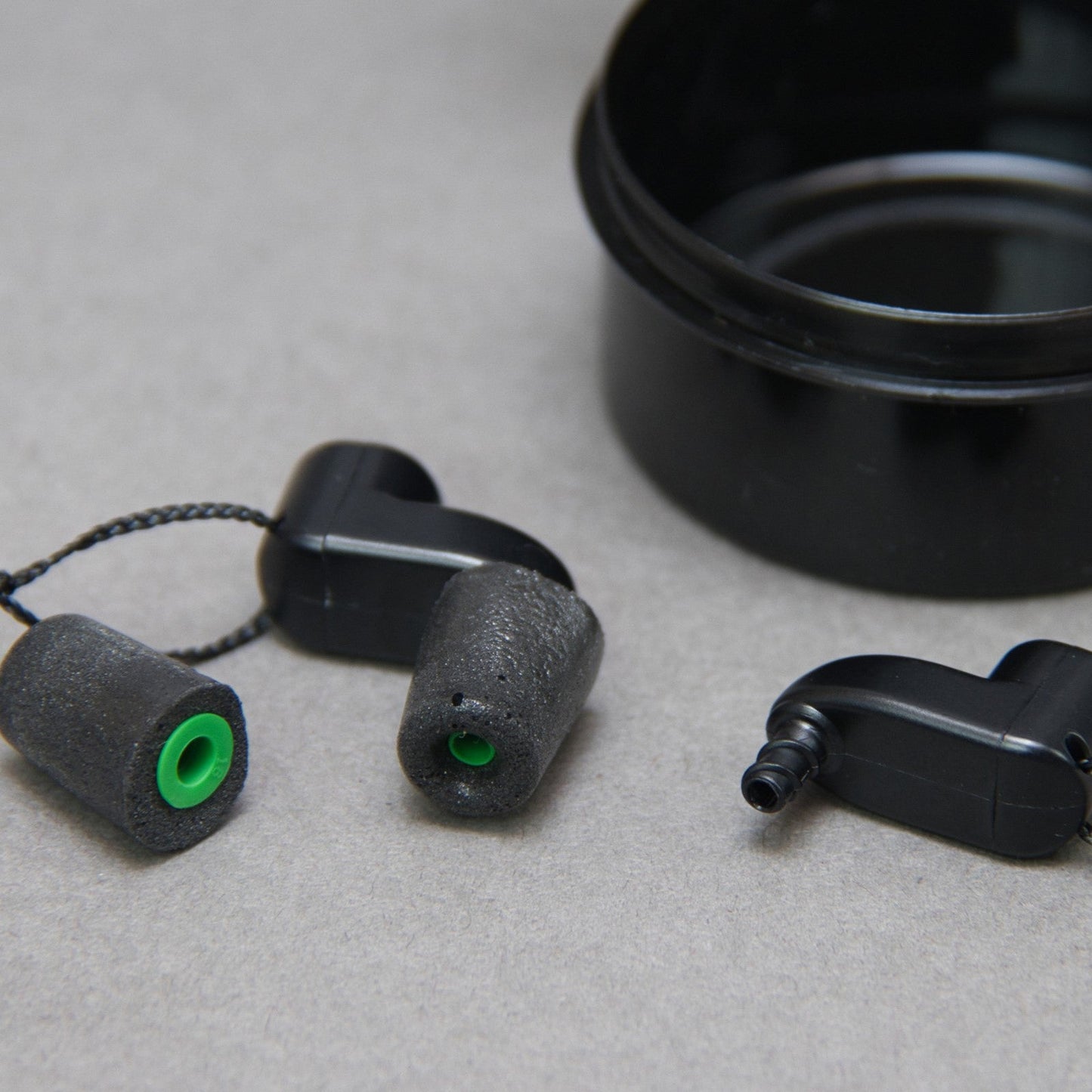 NFMI Earplugs by Ops-Core - Case & All Tip Sizes Included - Comfortable Hearing Protection