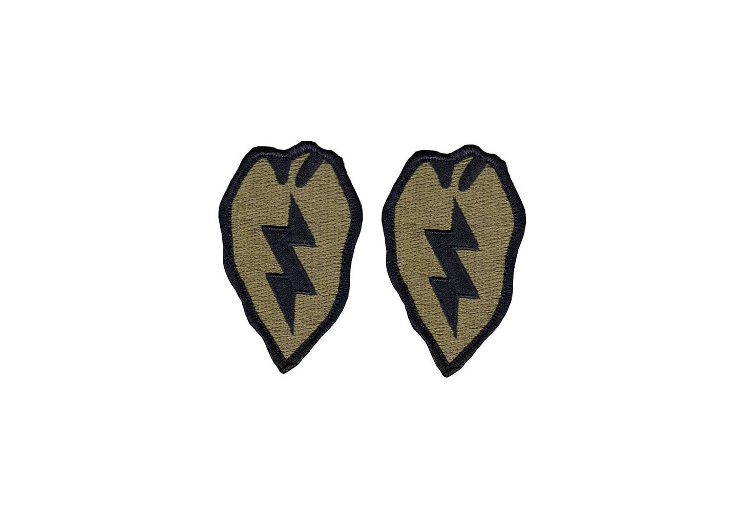 U.S. Army 25th Infantry Division OCP Patch with Hook Fastener (pair)