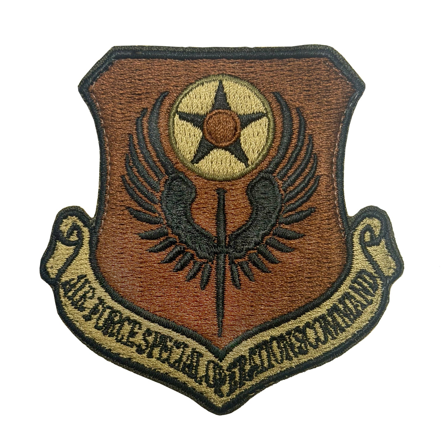 U.S. Air Force Special Operations  Command OCP Spice Brown Patch with Hook Fastener