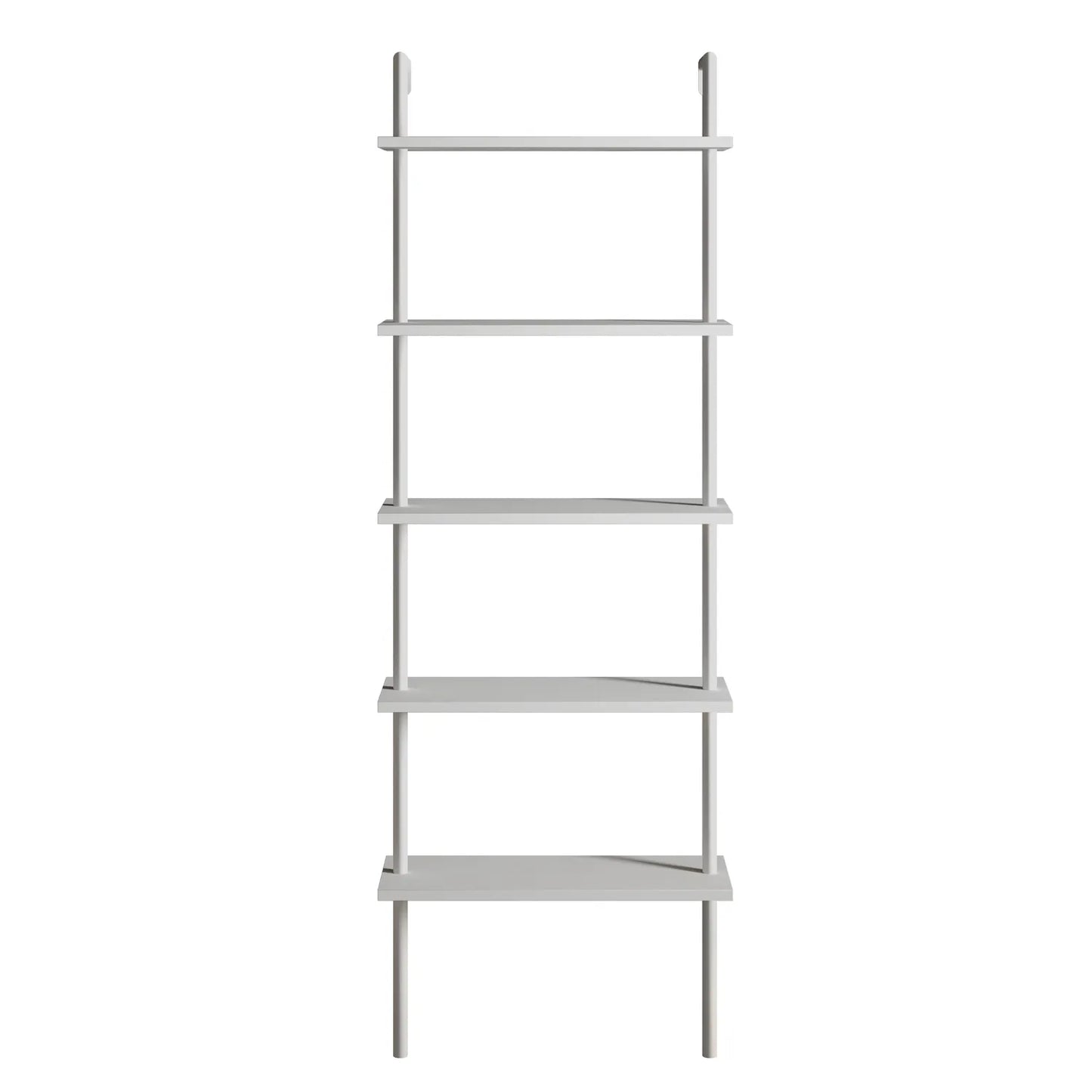 Paula 68 inches Tall Metal Manufactured Wood Accent Ladder Bookcase