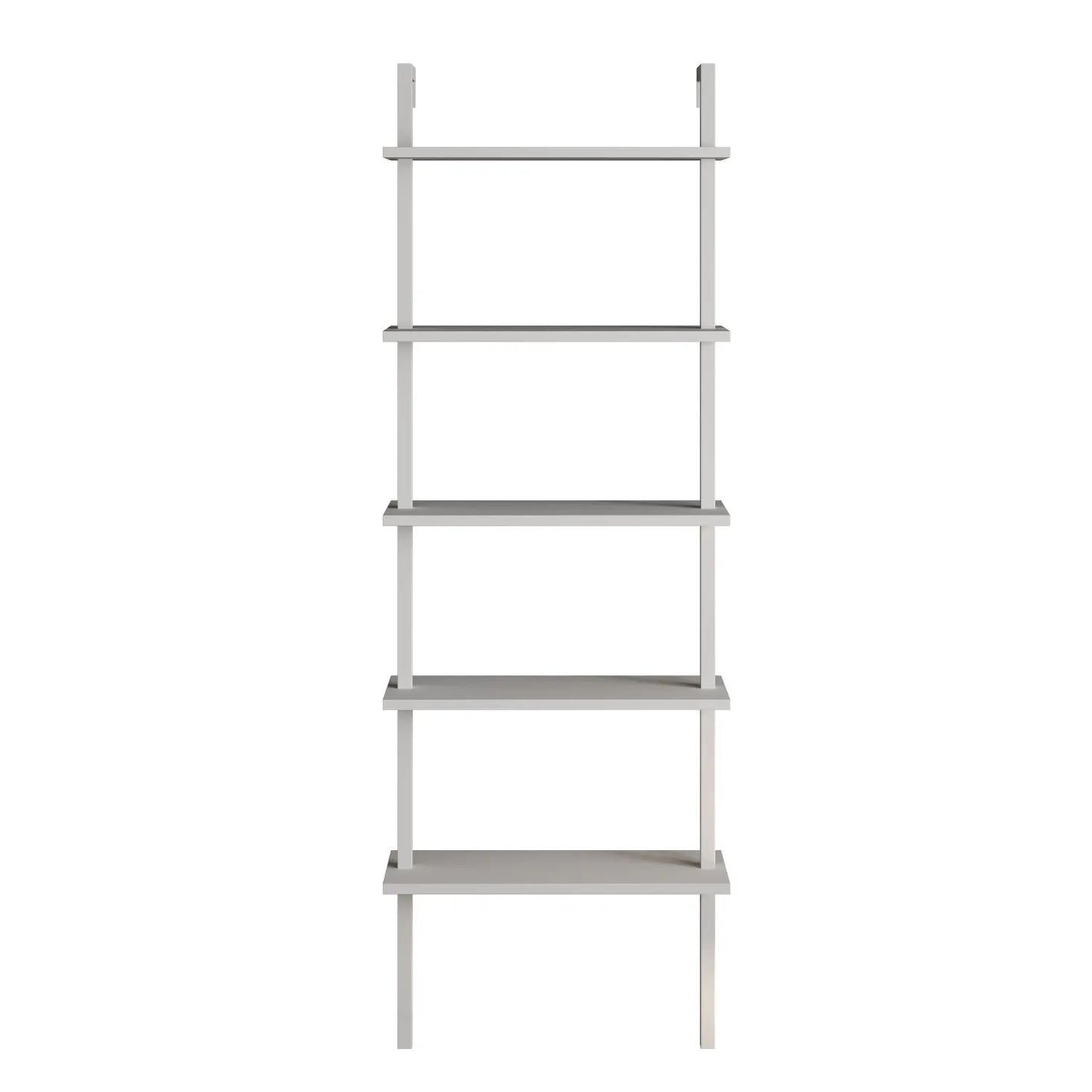 Piante 68 inches Tall Metal Manufactured Wood Accent Ladder Bookcase