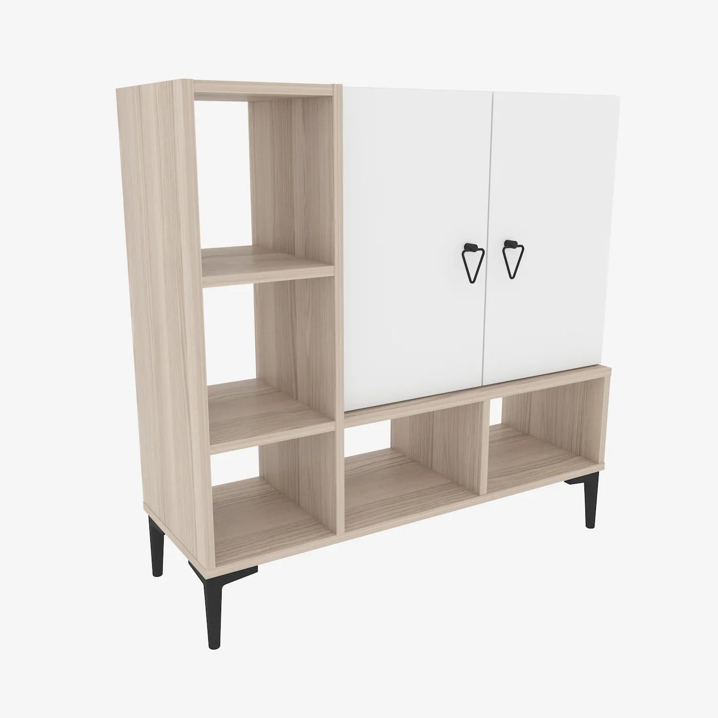 Platin Modern Shoe Cabinet with Ample Storage | Cupboard