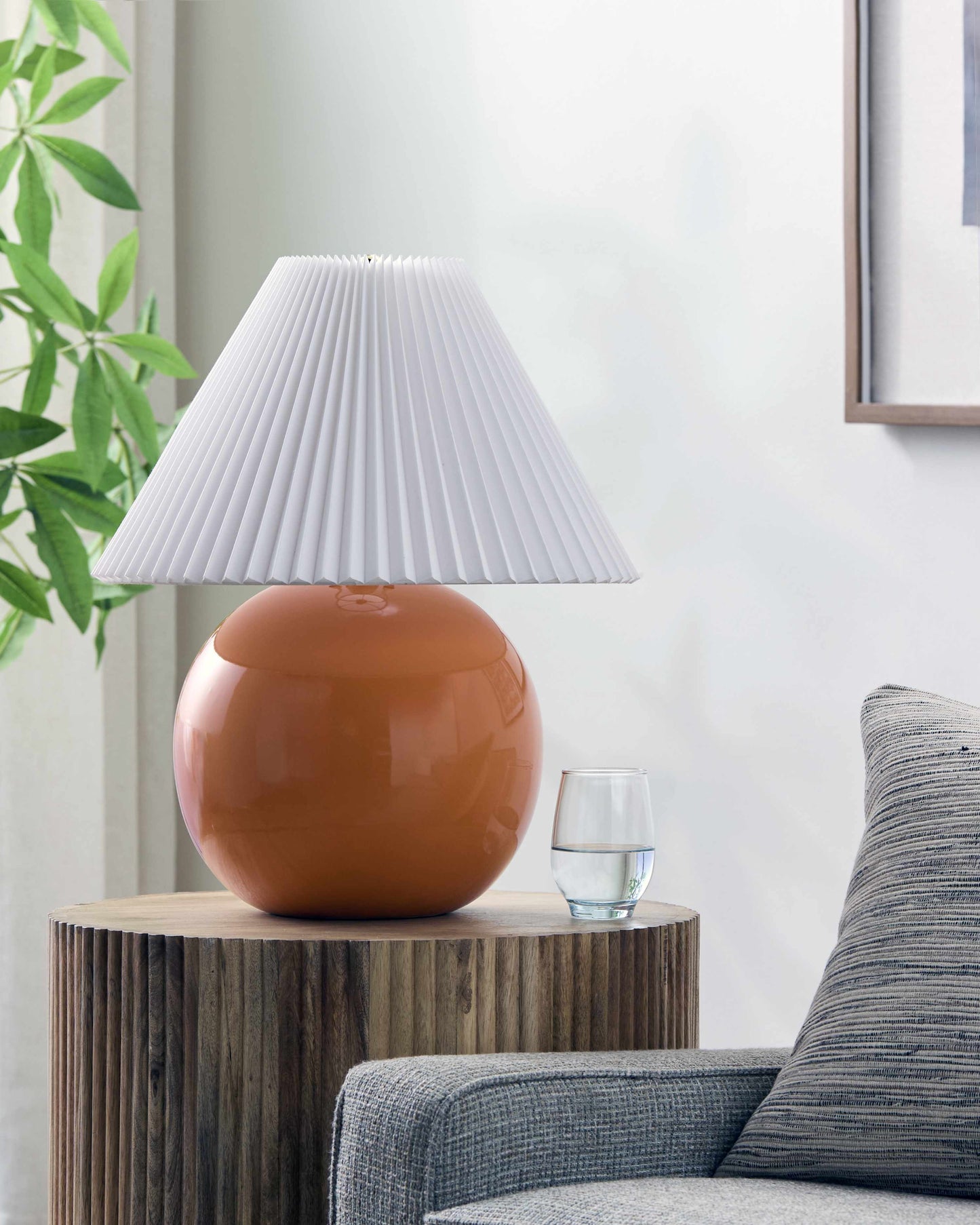 Policarpa Orange Table Lamp