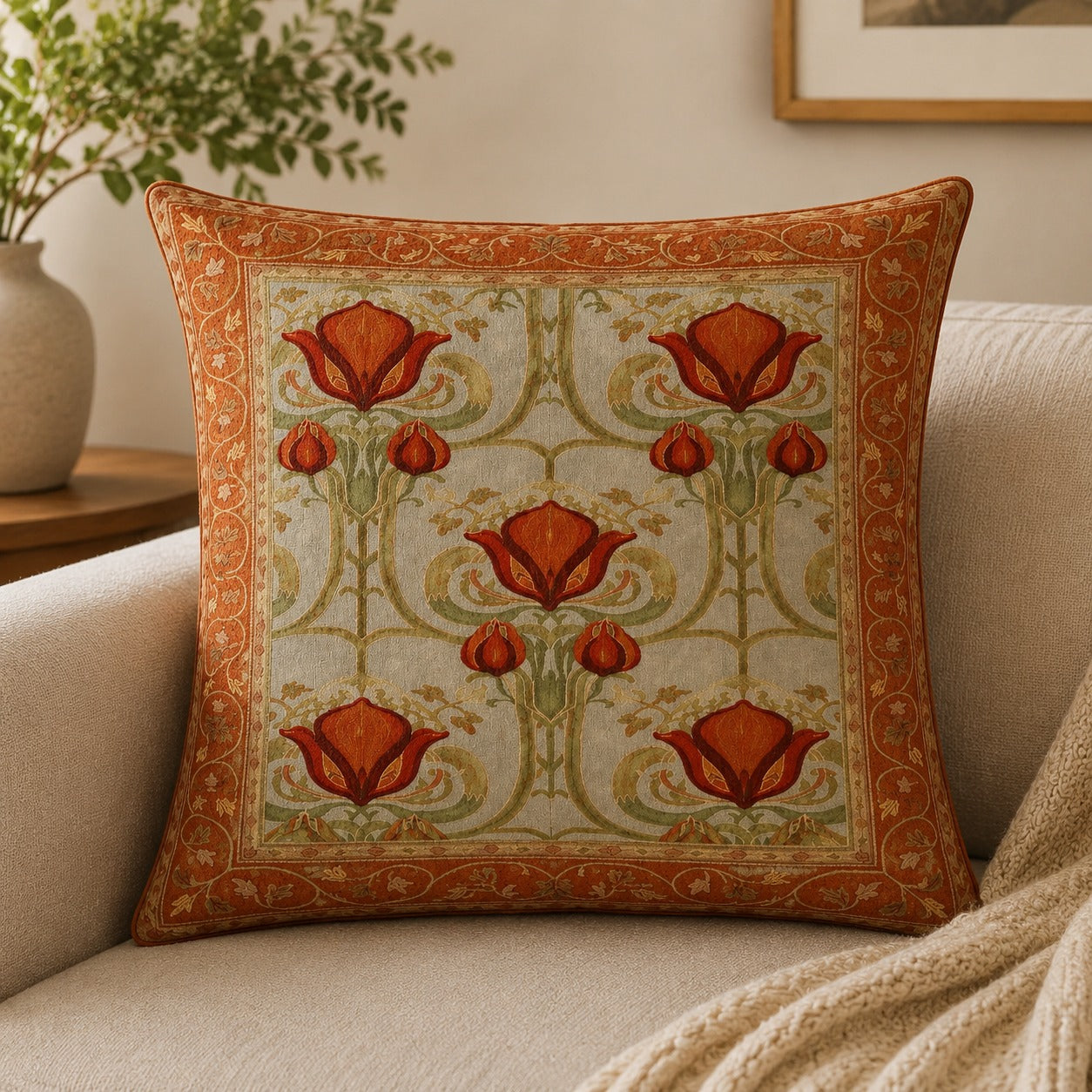 Persian-Inspired Luxurious Accent Cushions