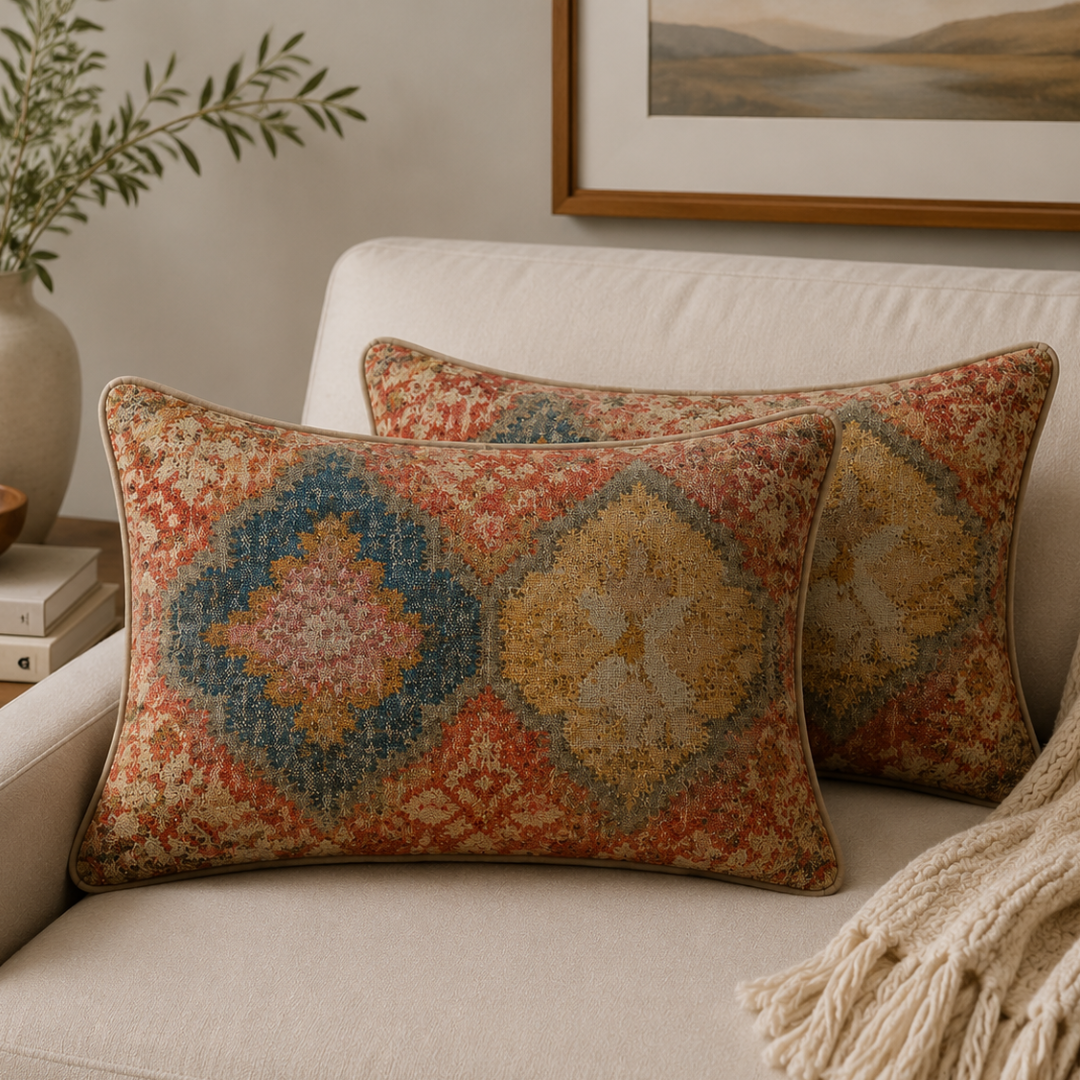 Persian-Inspired Luxurious Accent Cushions