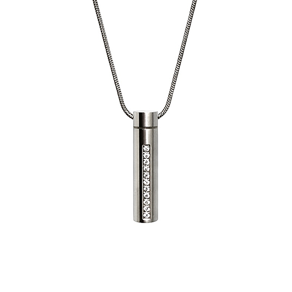 PT1004S B.Tiff Mini Personalized Oil Diffuser Pendant Necklace
