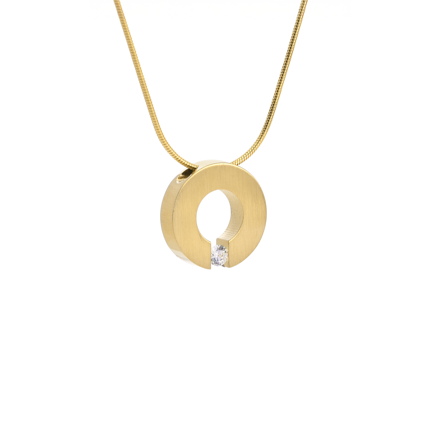 PT100G B.Tiff Gold Malfinia Pendant Necklace