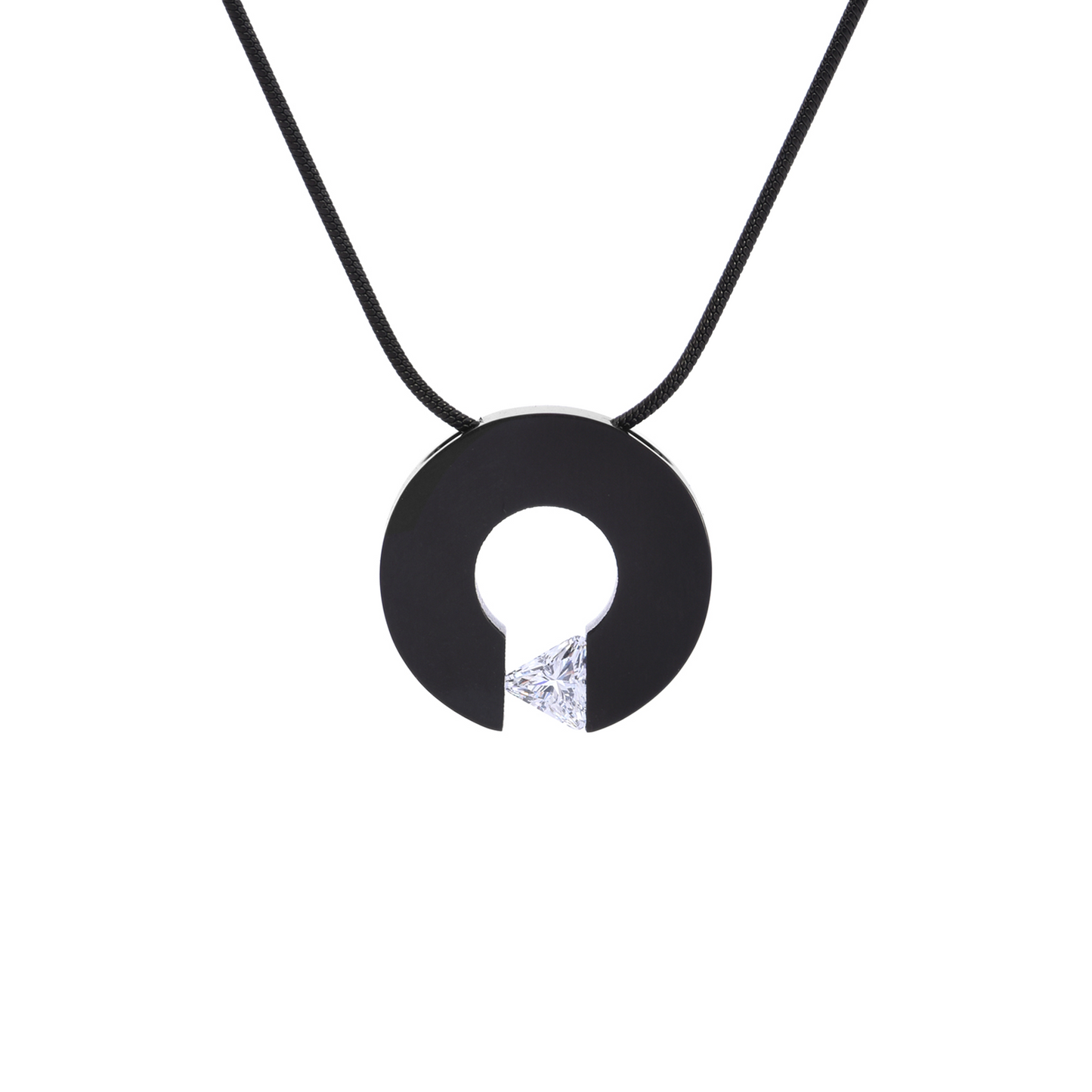 PT113B B.Tiff Triangle Cut Malfinia Pendant