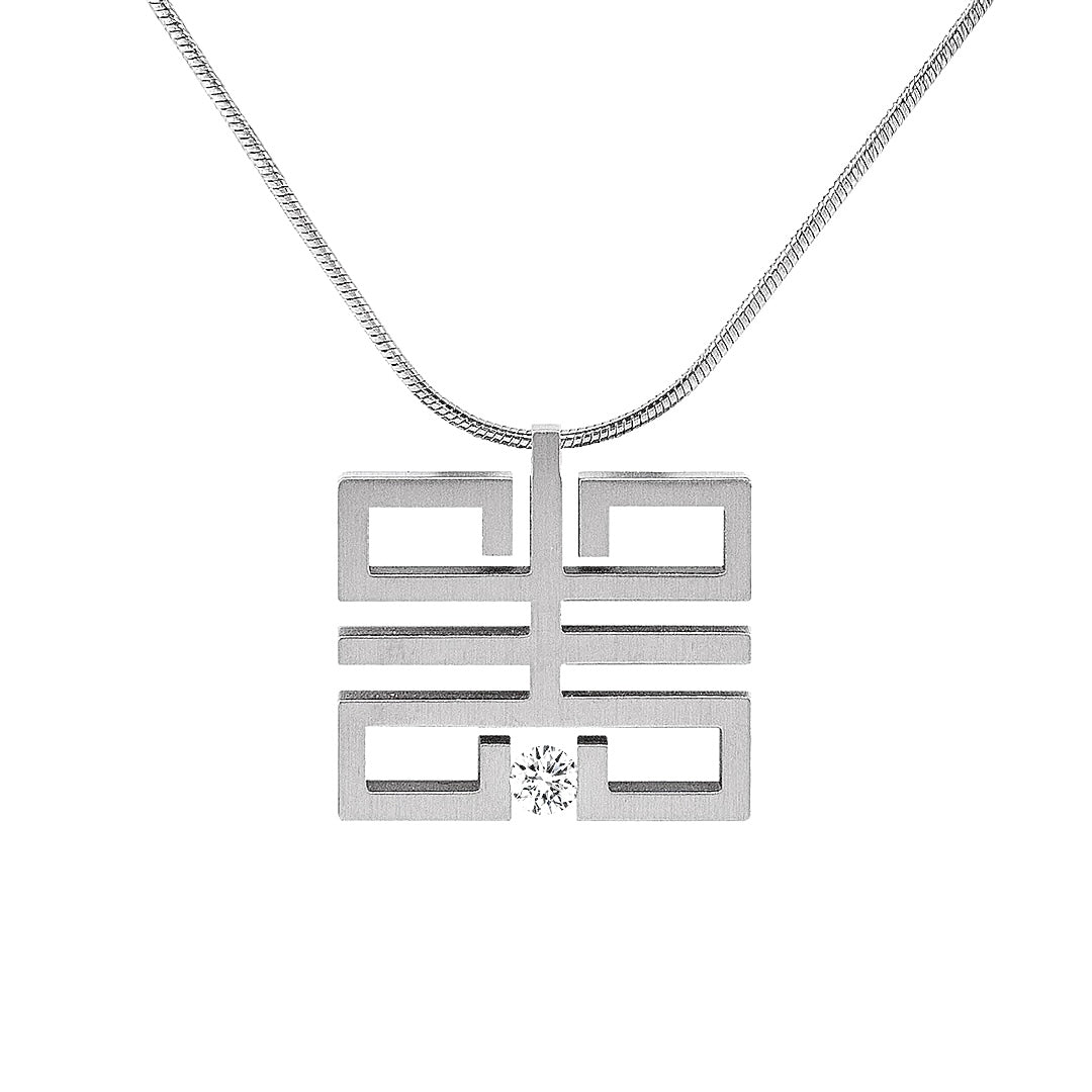 PT114W B.Tiff Feliĉo Pendant