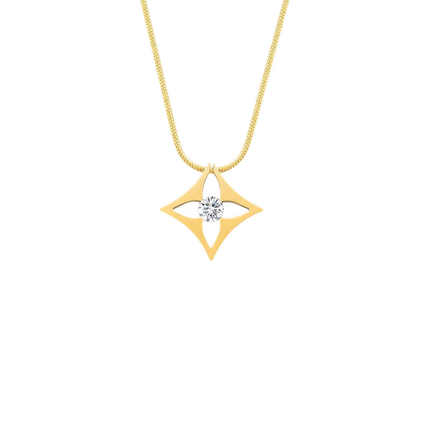 PT138G B.Tiff Gold Floro Pendant
