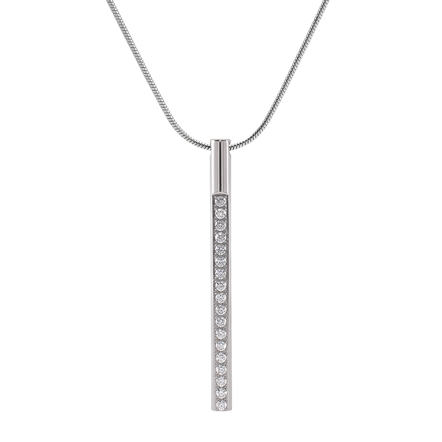 PT318W B.Tiff Pave Bar Pendant