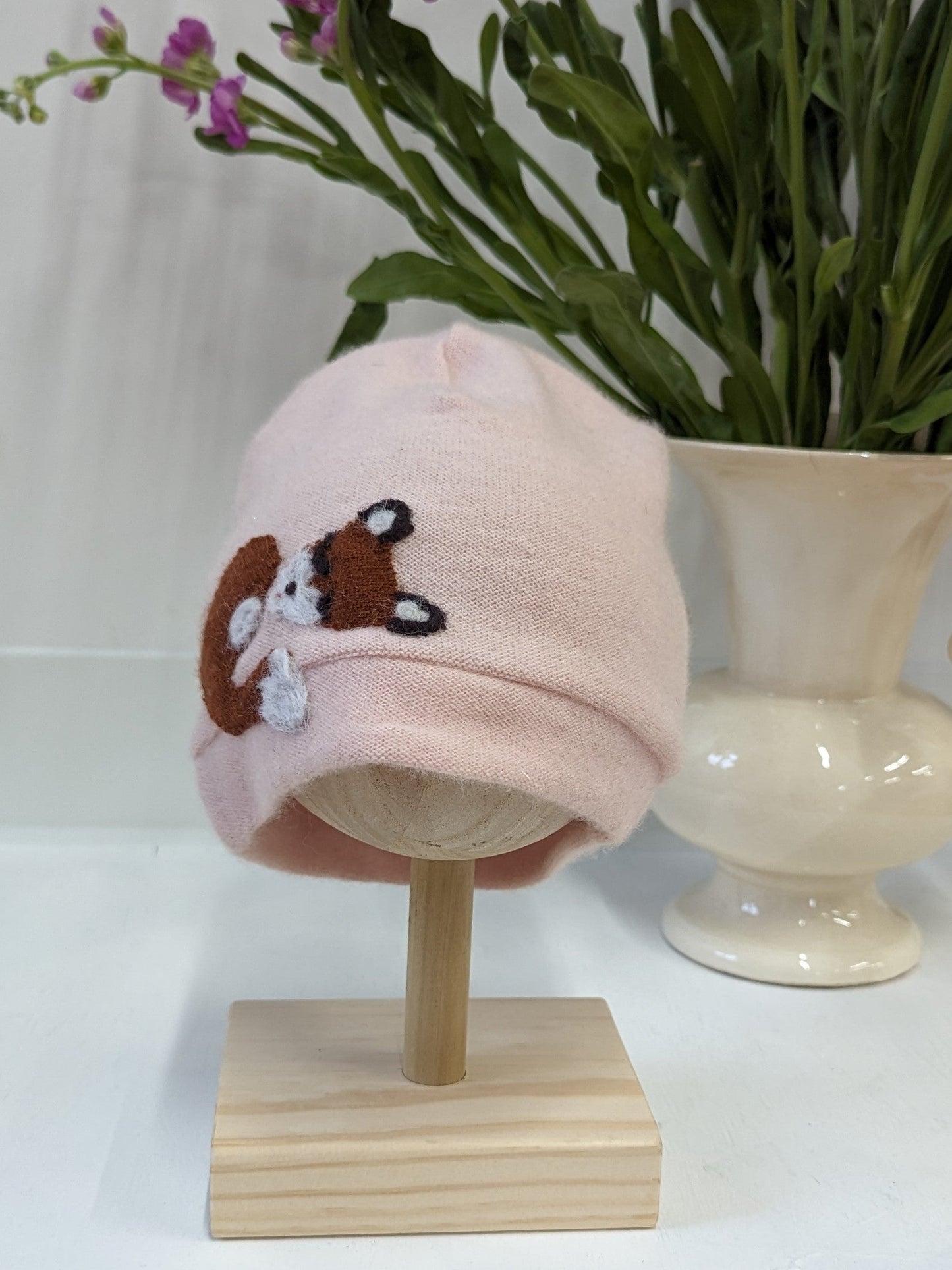 Sleeping Fox Cashmere Hat - Toddler